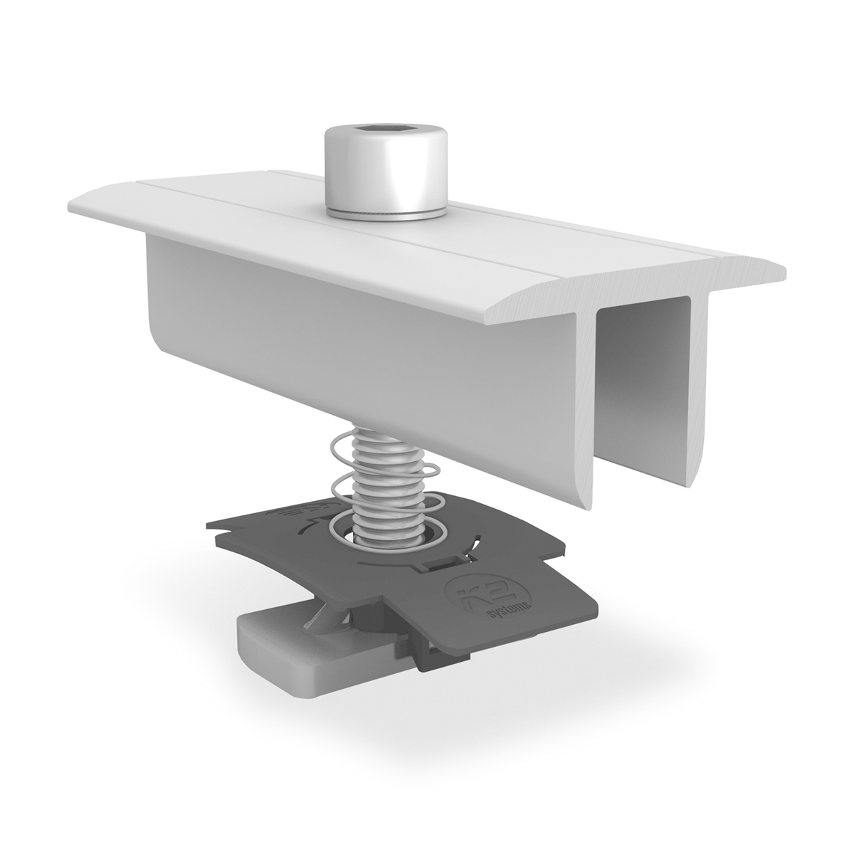 K2 Modulmittelklemme XS Set 30 mm, silber